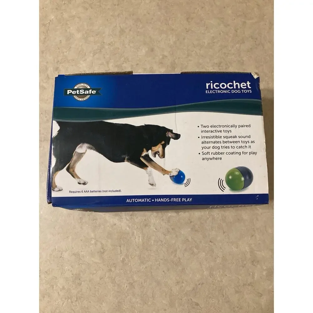 Petsafe Ricochet Electronic Interactive Dog Toy Tested Working For Mod Chewers